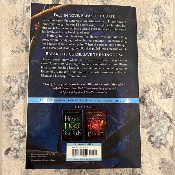 A Curse So Dark and Lonely - YA Fantasy Book - Picture 2 of 2